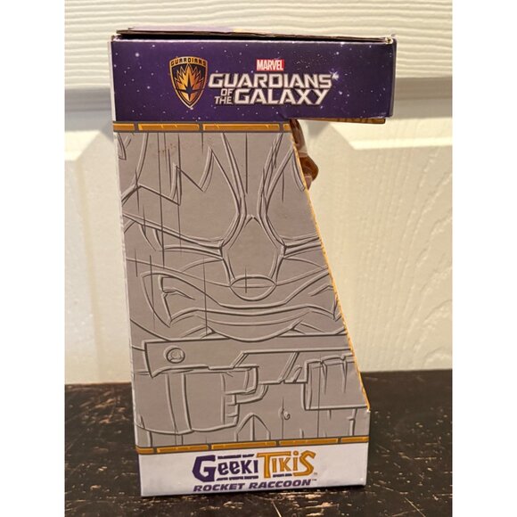 Marvel Guardians Of The Galaxy Geeki Tikis Brown Rocket Raccoon Ceramic Tiki Mug - Picture 4 of 6